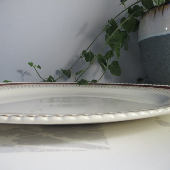 Oval Serving Dish by Solian Ware Simpsons (Potters) LTD, Cobridge England 1940s - Picture 7 of 9